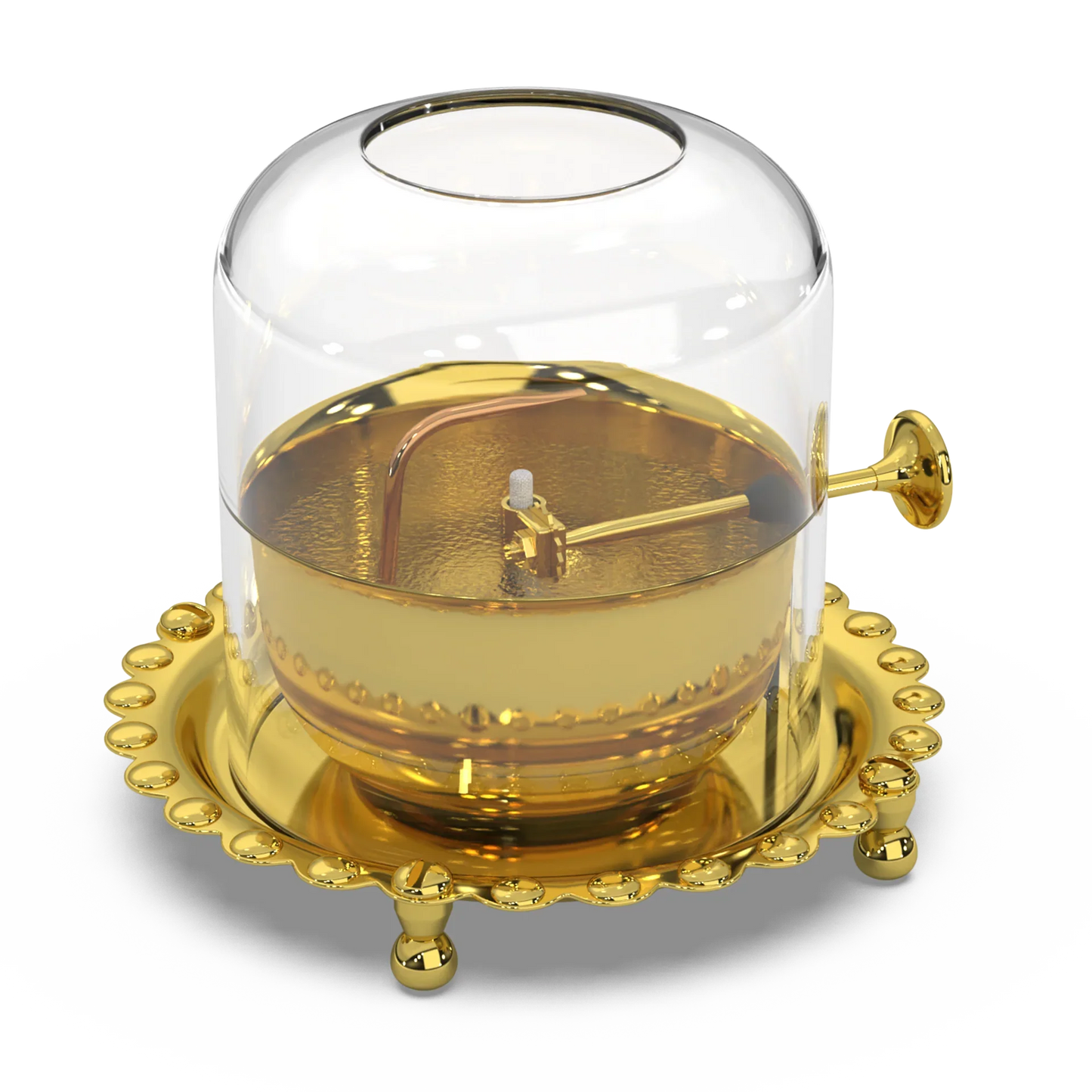 Premium Pure Brass Akhand Jyot Diya for Continuous Divine Glow