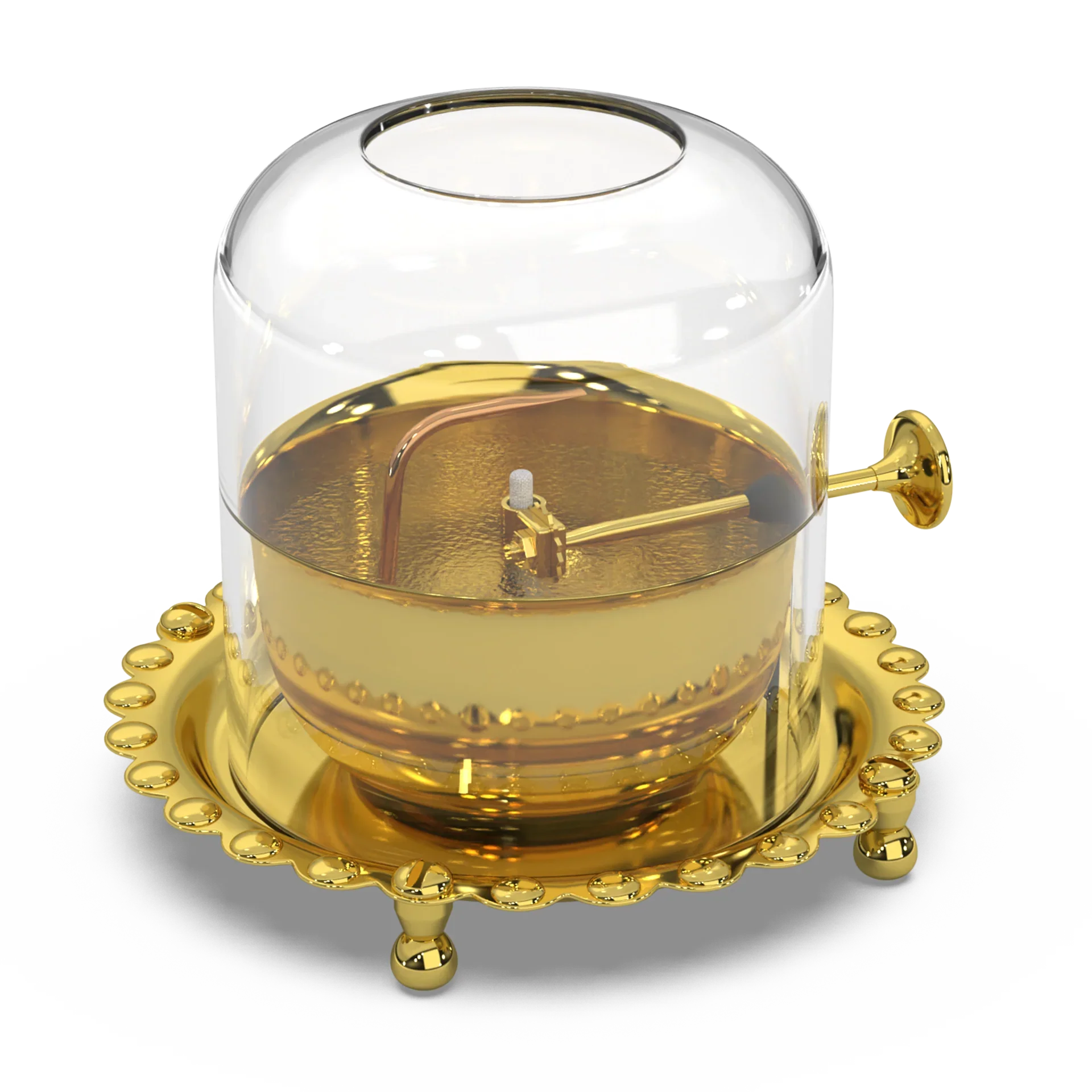 Premium Pure Brass Akhand Jyot Diya for Continuous Divine Glow